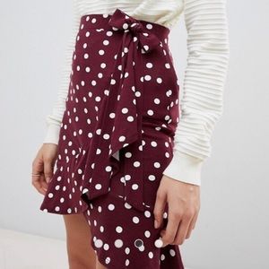 brand new with tags ASOS polka dot skirt